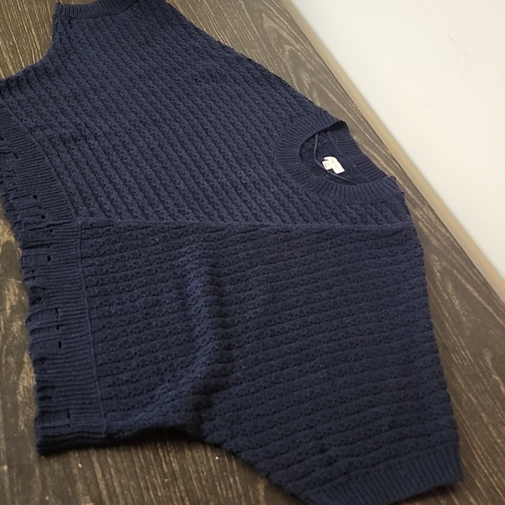 Anthropologie Pilcro bat wing  sweater Large Cotton Linen